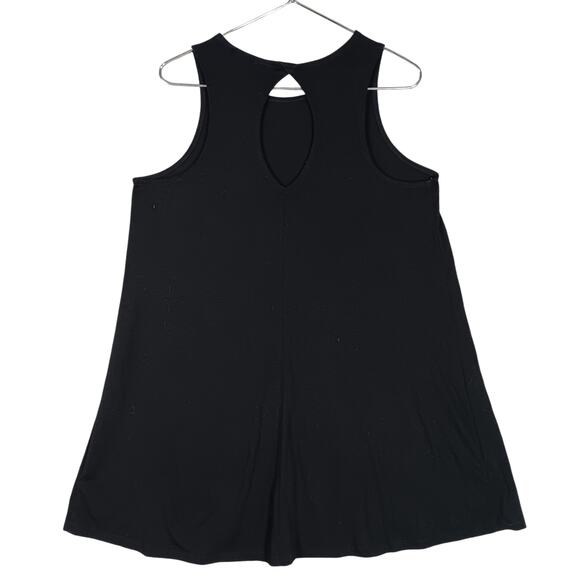 Mossimo Supply Co. A Dress Size Large Black Sleeveless Keyhole on Back - Picture 4 of 4